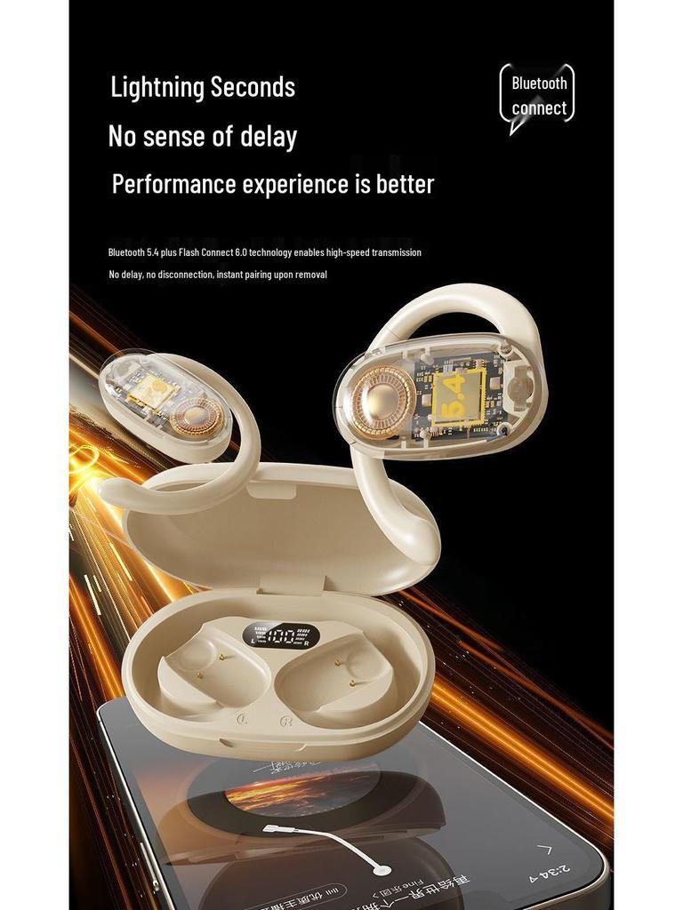 GT735Y Bluetooth 5.4 Smart In-Ear Headphones - High-Quality Sound, Comfortable Fit, Long Battery Life, Universal Compatibility