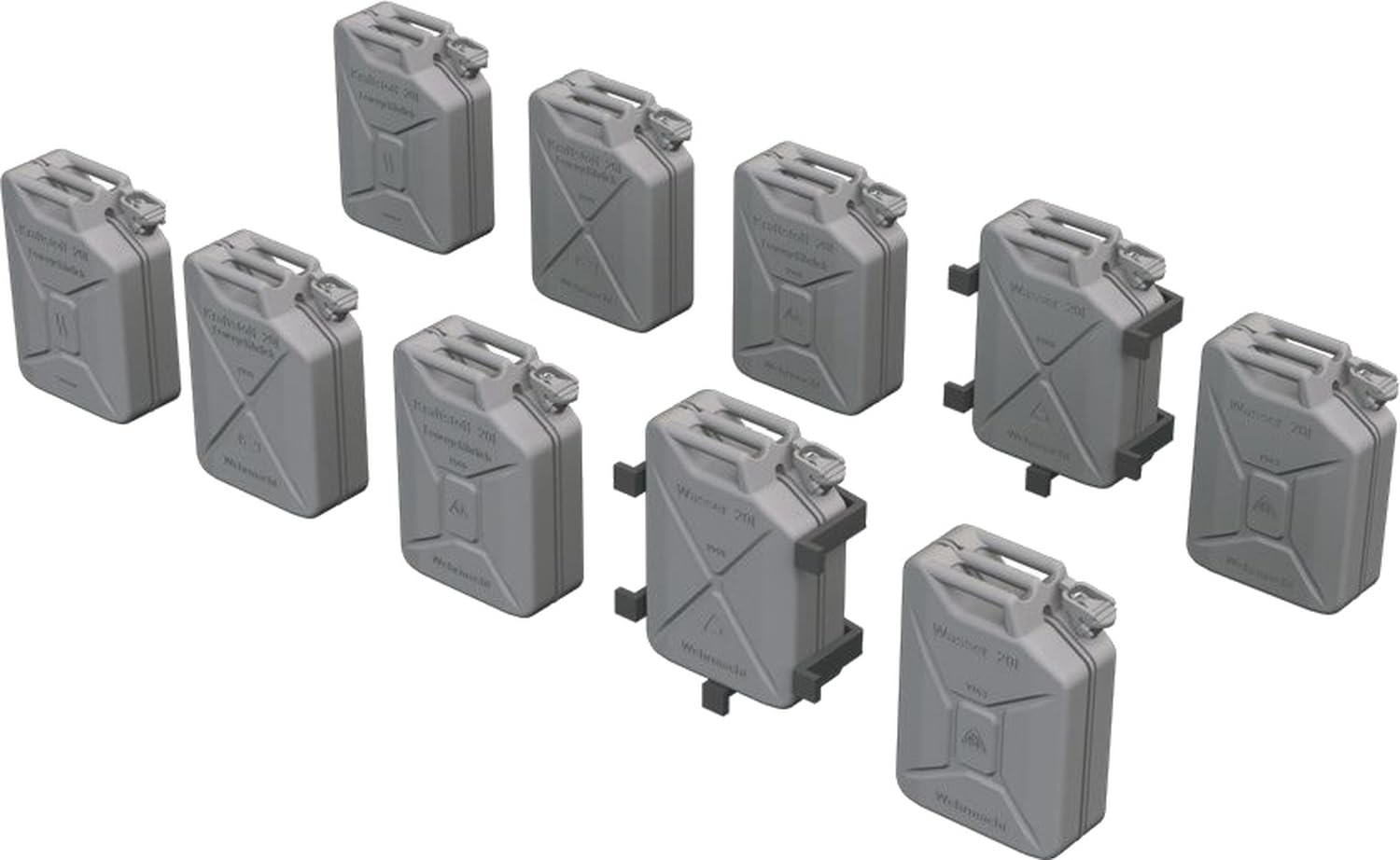 

Eduard 1/35 WWII German Jerry Can Plastic Model Kit Parts EDU635040 (Military)
