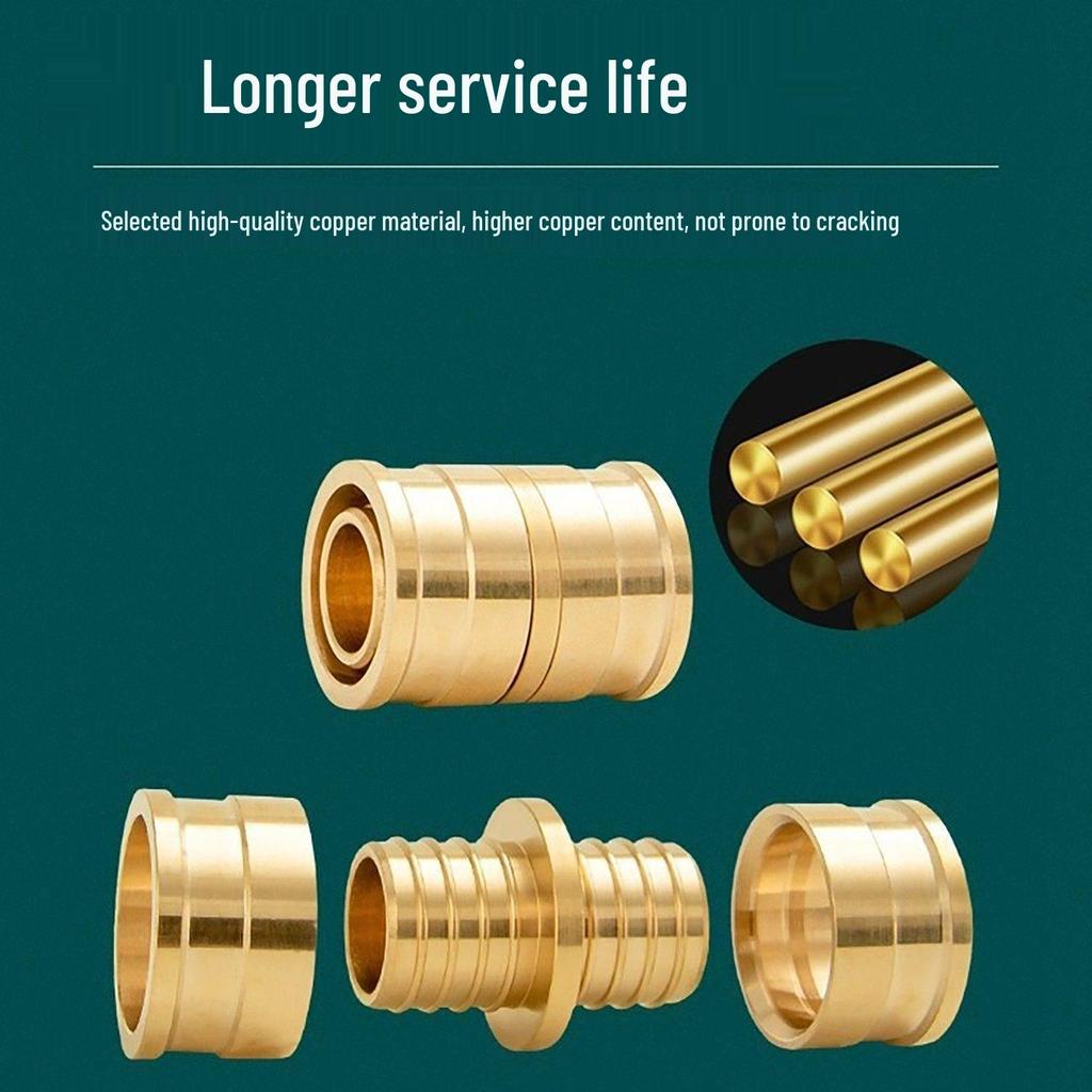 Copper and Aluminum Compression Fittings for Underfloor Heating and Hot Water Pipes