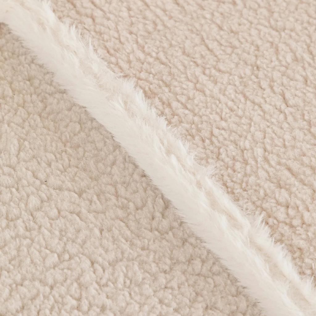 Warm Solid Sherpa Fleece Sofa Cover with Fluffy Binding, Non-slip Soft Sofa Towel Couch Cover For Living Room Winter Home Decor