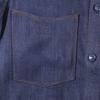 Unused Johnbull Long Sleeve Denim Shirt 36 Indigo Blue Eye Work Shirt Men's Used