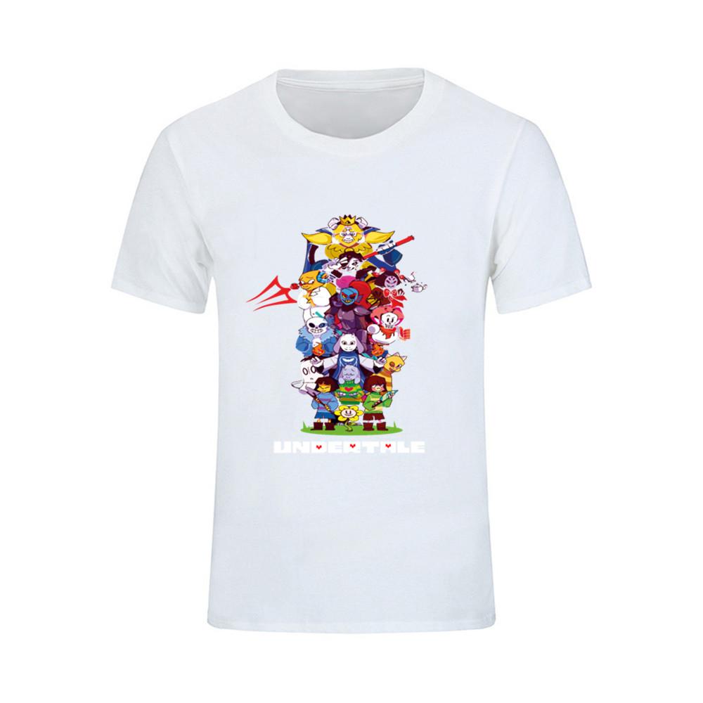Man S T Shirt Arrival Anime Undertale Family Print T Shirt Men Aesthetic 2XL