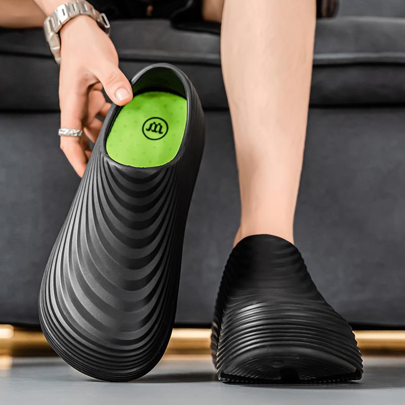 Stylish Mens Rain Boots Anti-Skid Oil-Resistant Dirty Kitchen Shoes Waterproof Quick-Drying Fishing Shoes Daily Mens Shoes 46