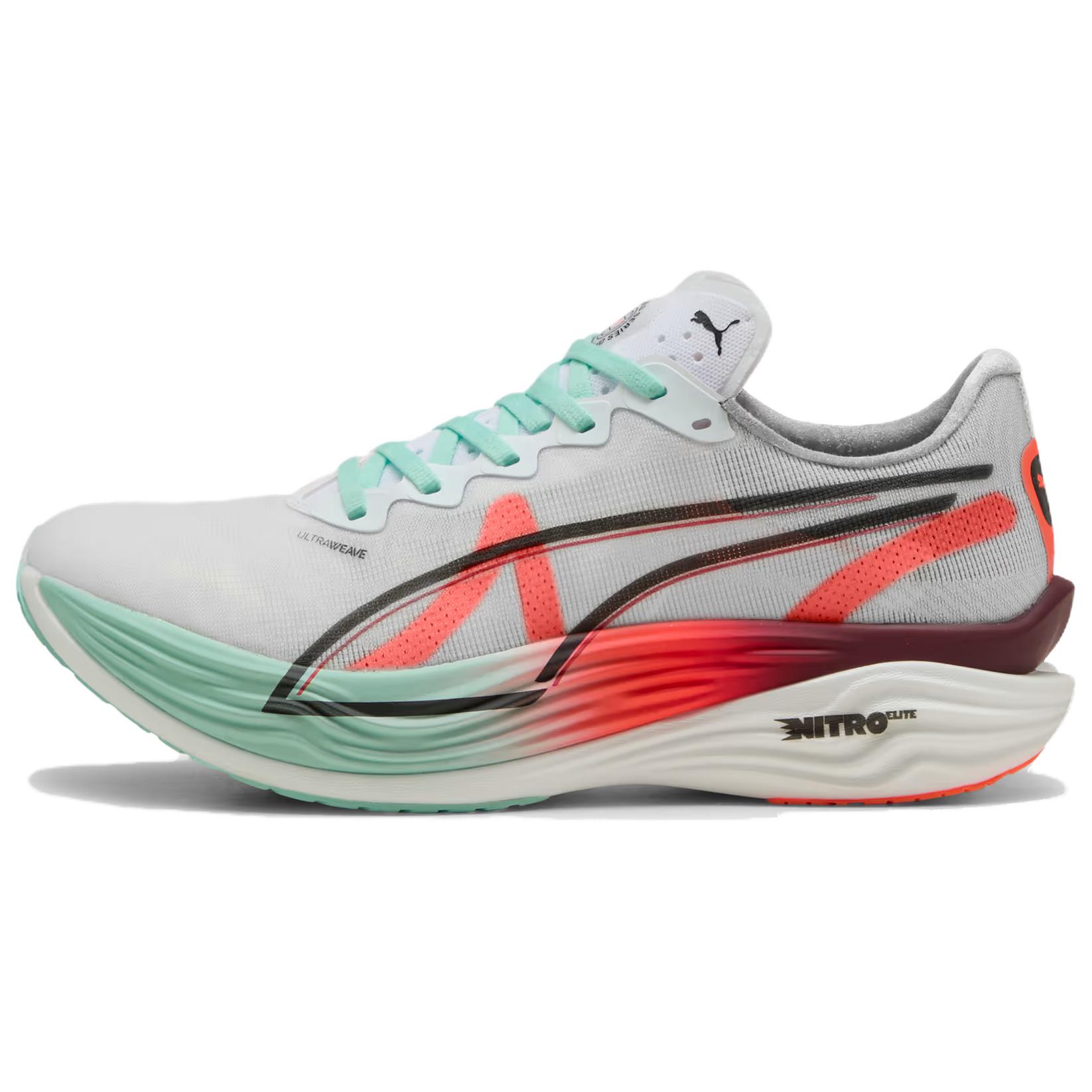 

Новые кроссовки HYROX x PUMA Deviate NITRO Elite 3 с низким верхом, устойчивые к истиранию, для мужчин, бело-красные 312291-01 43