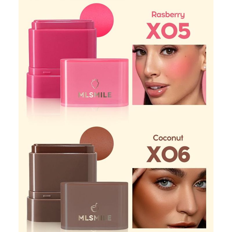 MLSMILE - Dewy Fruit Cheek & Lip Multi Balm - 6 Colors
