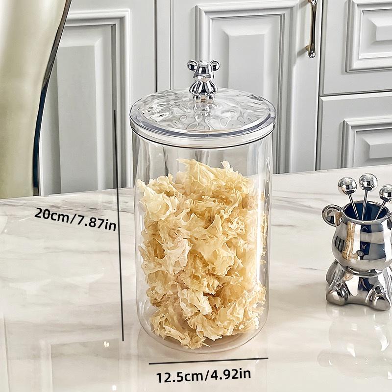 

Герметичный контейнер для хранения продуктов с крышкой, пластиковая герметичная банка для хранения, органайзер для кладовой, коробка для хранения чайных банок, коробка для хранения конфет, кухонный органайзер