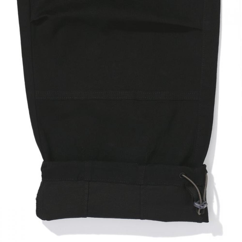 Bluetail Black Barrel Baggy Fit Woven Pants Aab1pt07bk