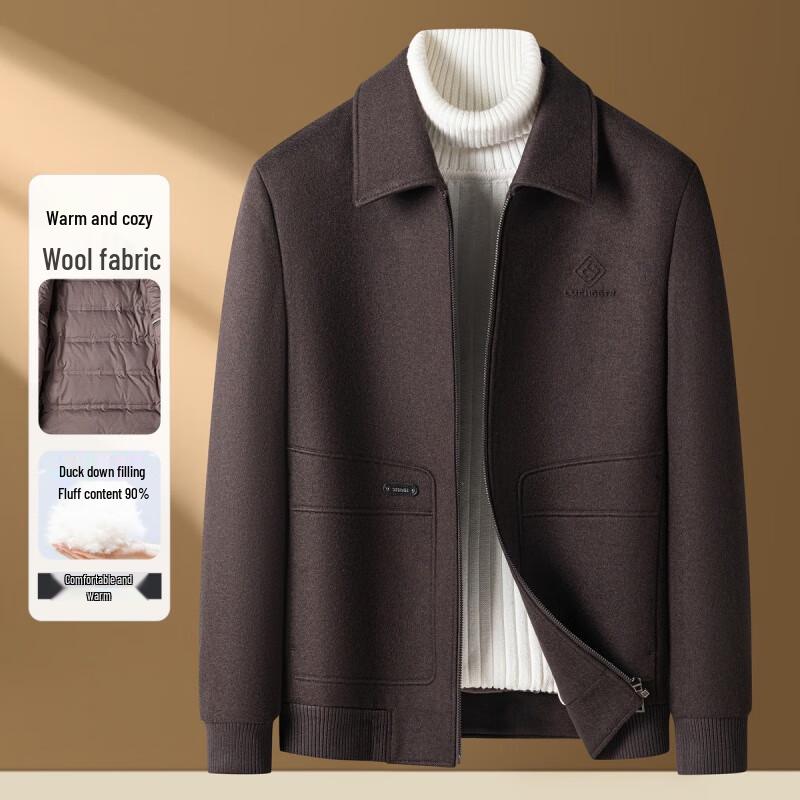 

FAPAI.EC Men s Down Blend Warm Jacket XL 52(180/96A)