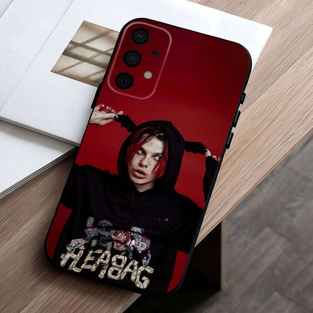 Cool Y-Yungblud Music Singer Phone Case For Samsung Galaxy A73,A72,A71,A70,A53,A52,A51,Others Soft Black Cover
