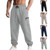 Men's Cargo Joggers with Multiple Zippered Pockets, Stretch Slim Fit, Casual Athletic Training Pants for Spring and