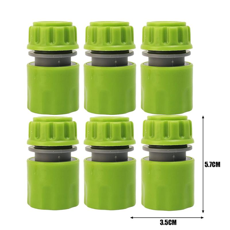 6-1PCS Garden Hose Quick Connector Faucet Extender Hose Connection Joint Garden Water Pipe Connectors Watering Pipe Fittings
