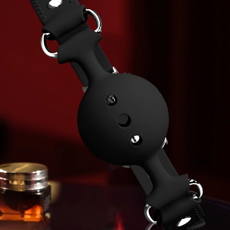 3 Sizes Soft Safety Silicone Open Mouth Gag Ball Bdsm Bondage Slave Ball Gag Erotic Sex Toys For Woman Couples Adult Sex Games
