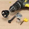 Dog Hole Drill Bit Kit Dog Hole Chamfer Tool Set 19mm Drill Bit Vertical Drilling Locator Bench Dog Hole Chamfer Reamer Tool