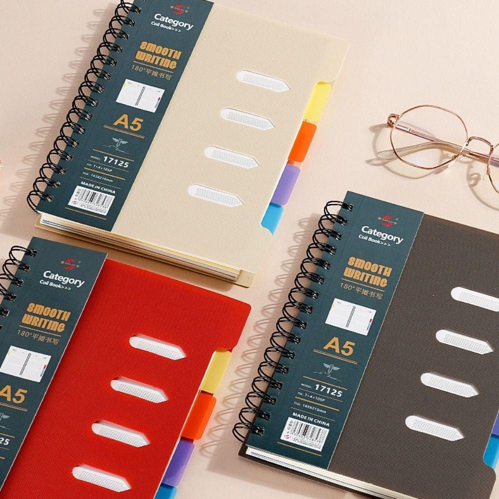210 Pages Subject Notebook Thickened Coil Page Coil Notebook Draft Notebook For Students