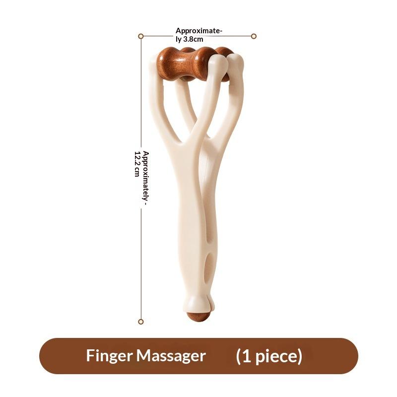 1Pcs Hardwood Massage Roller Tool For Hand Discomfort Stress Relief Tools Finger Massager For Carpal Tunnel Syndrome