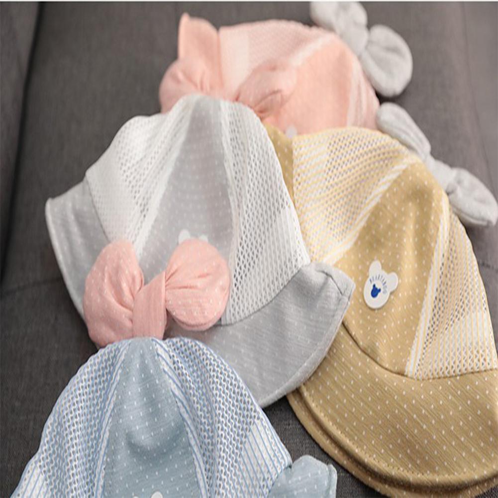 For 1-2 Years Old  Caps Infant Toddler Hats Lovely Ear Bucket For Girls Boys Sun Hat