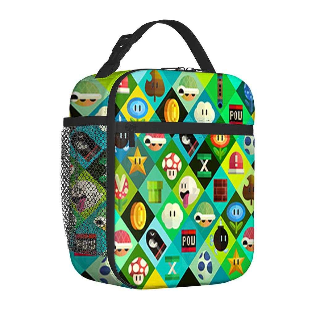 Cartoon Lunch Bag Bento Bag Fully Printed 3D Digital Thermal Insulation Bag Portable Outdoor Children'S Picnic Bag