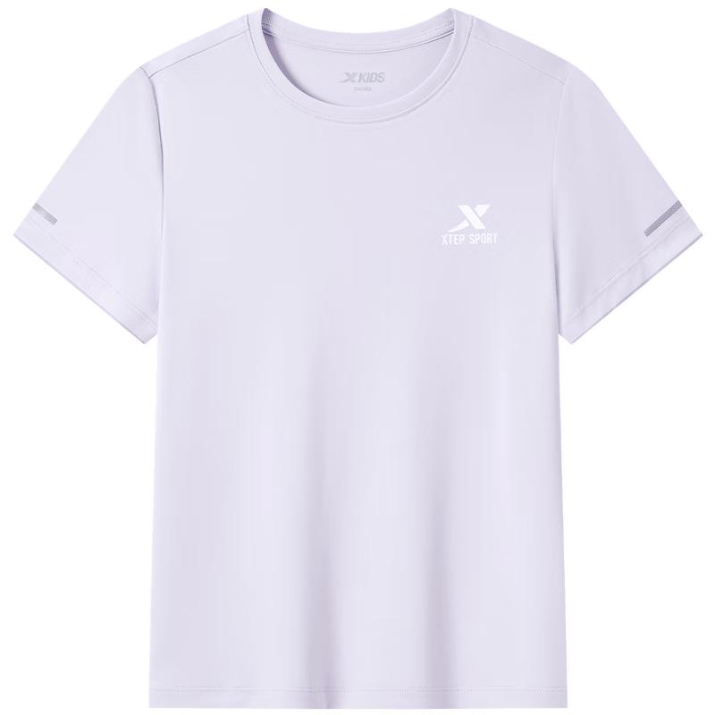 XTEP Kids  Moisture-Wicking Quick-Dry Short Sleeve T-Shirt 170