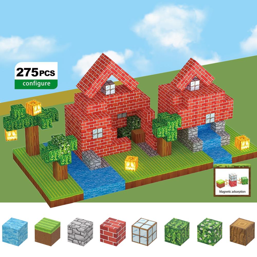 Magnetic Building Blocks Montessori Stem Educational Sensory Toys For Kids Boys Girls Diy Magnet Cube Gift