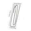 50 Pieces FourProng Curtain Hook Stainless Steel with Four Prongs Silver Drapery Hooks
