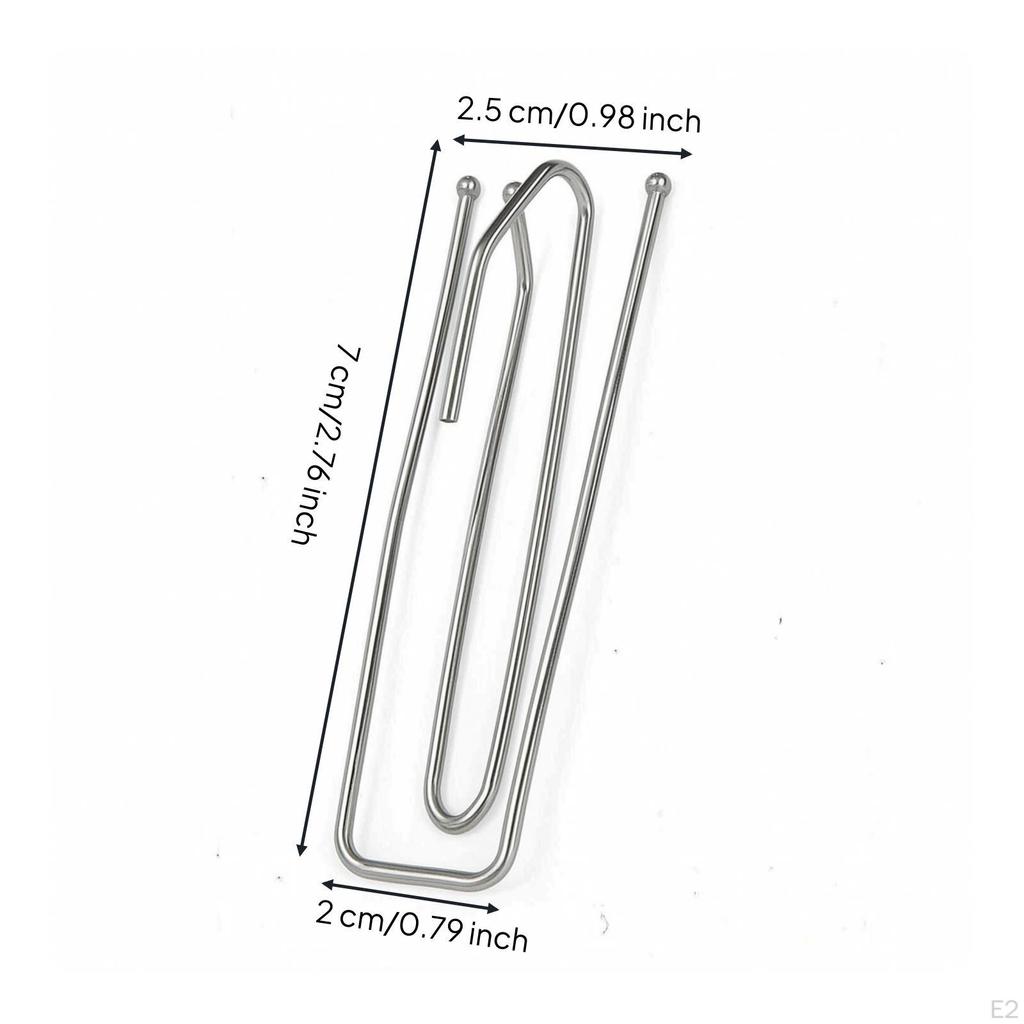 50 Pieces FourProng Curtain Hook Stainless Steel with Four Prongs Silver Drapery Hooks