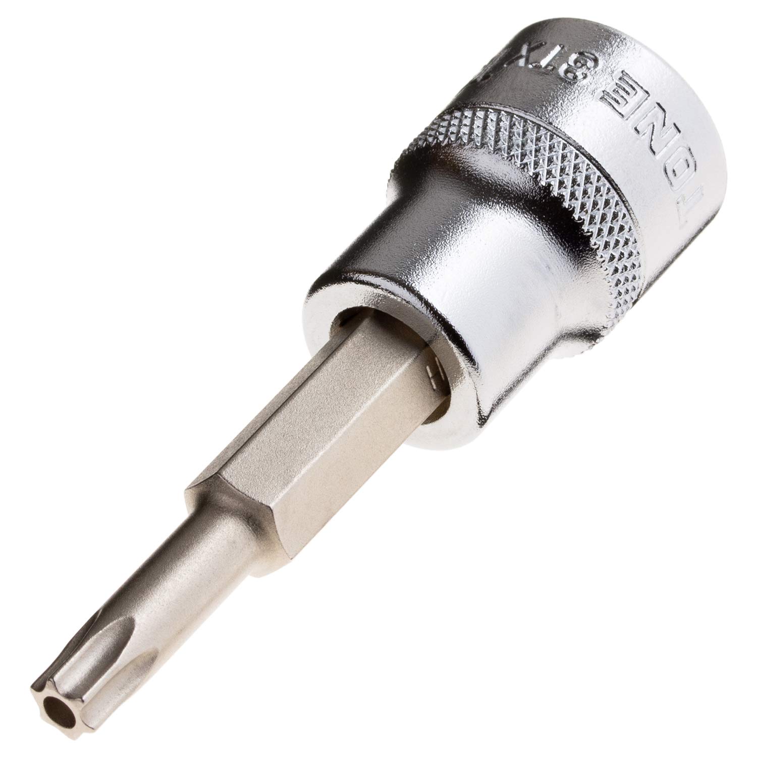 

TONE Torx Socket T30H (Tamper-Resistant), 3TX-T30H, 9.5mm (3/8 ) Drive,