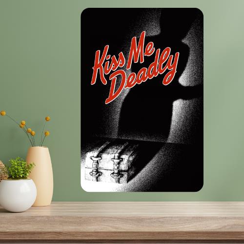 

Kiss Me Deadly Classic Movie Metal Poster Sign 20x30cm（7.8x11.8inch）