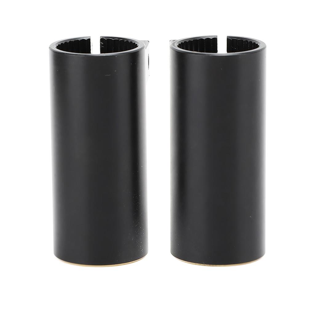 2pcs Rear Axle Sleeve Black Coating Brass Weight Increase Rear Axle Adapter for SCX10 II AR44