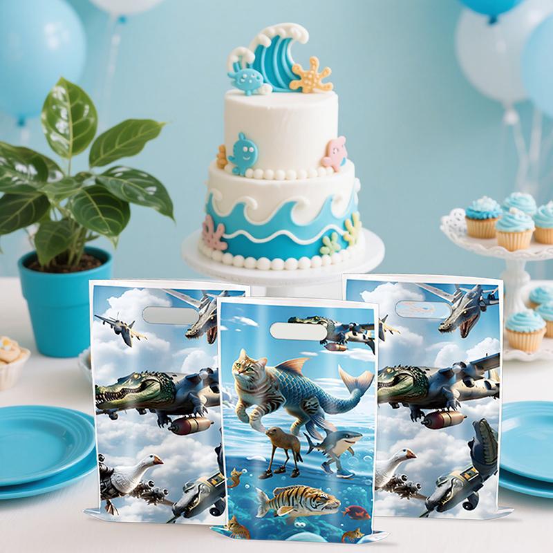 

10 шт. Праздничные подарочные пакеты Детские подарочные пакеты на день рождения Пакеты, наполненные подарками Декор на день рождения Пакеты, наполненные подарками на день рождения Детские подарочные пакеты синий