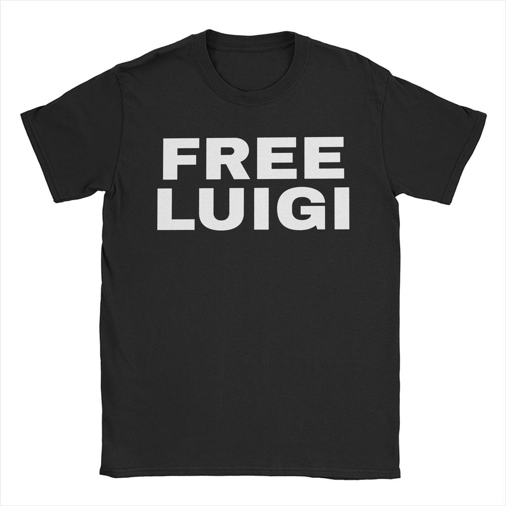 Saint Luigied T-Shirts Men Awesome Cotton Tees Crew Neck Short Sleeve T Shirt Summer Clothes Roupas Esportivas Masculinas