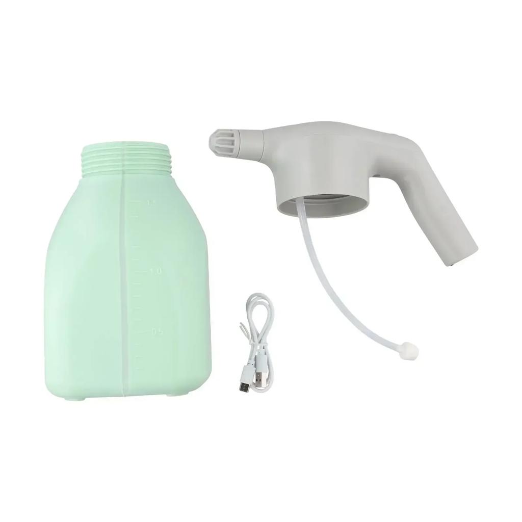 Garden Spray Bottle Electric 1 5L Capacity with Dual Function Spray and Stream Modes for Quick and Reliable Plant Watering Tasks