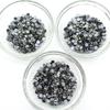 16 Cut Faces Gray Diamond Color Quality Glass Hot Fix Flat Back Rhinestone for Nail Art Bags Garments Decoration