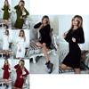 Elegant Autumn And Winter Knit Sweater Dress With Chic Strap Design For Women