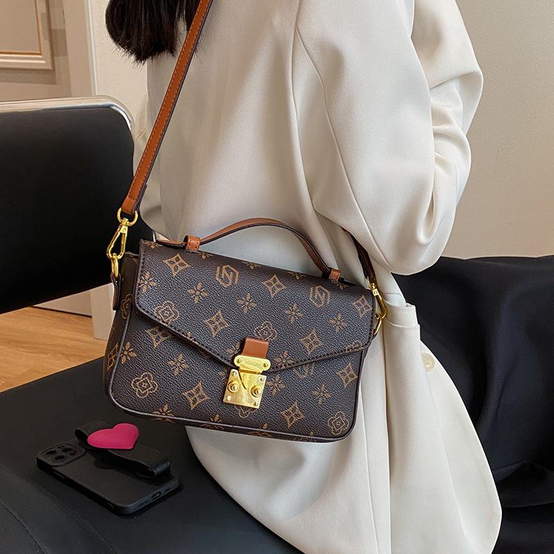 Fashion Printed Women's Bag 2025 New Fashion Trendy Korean Version One-shoulder Crossbody Women's Hand-held Small Square Bag for Women