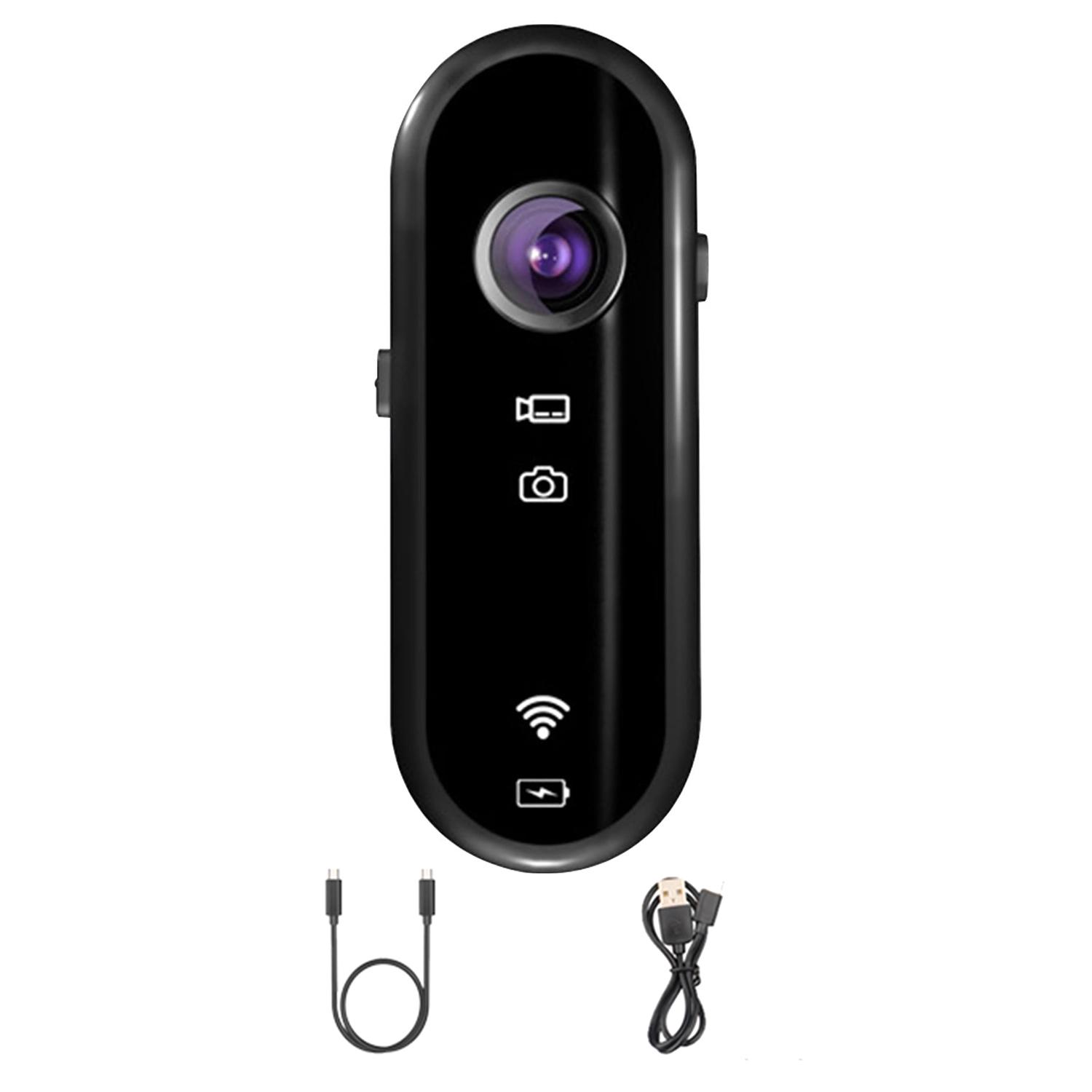 

C3 Pro Thumb Action Camera 1080P HD Small Body Camera for Hands-Free POV Vlogging Recording A