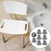 For Shower Chair Foot Pads Set of 8 for Improved Stability and Safety