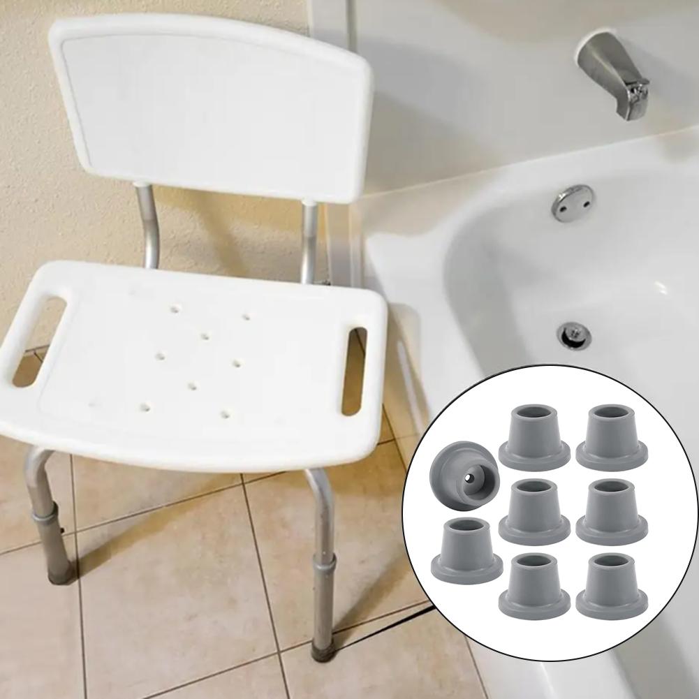 For Shower Chair Foot Pads Set of 8 for Improved Stability and Safety