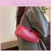 Trendy 2024 Womens Mini Shoulder Bag Stylish Vintage Pu Tote Purse For Daily Use