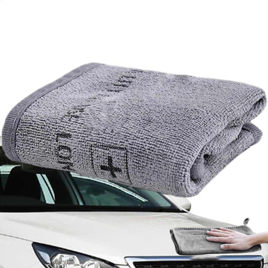 Car Microfiber Towel Car Detailing Towels Absorbent Reusable Washcloths Wipes Rags Cleaner for Garage House Bathroom Mirror