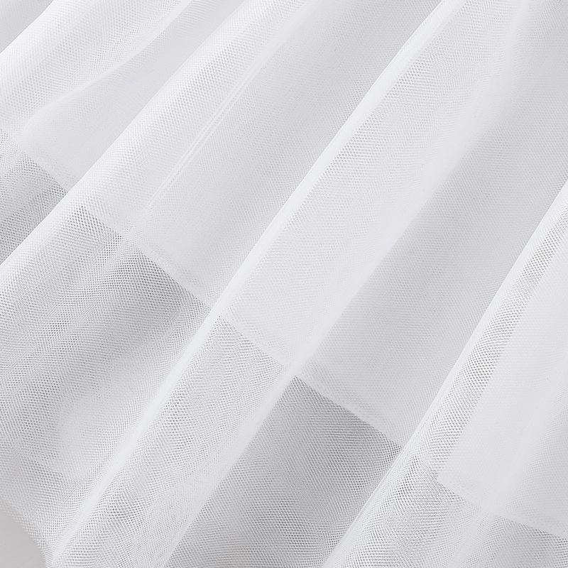 Sofort verfügbar Hochwertiges Schwarzes Netzkleid für Mädchen - Stilvolles 2026 Design