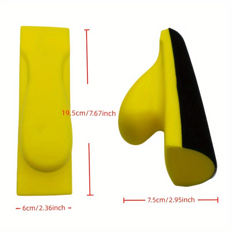 

Прямоугольный ручной шлифовальный блок 19,81x7,11 см, инструмент для шлифования дерева, волшебный шлифовальный блок для труднодоступных мест, подходит для деревянной мебели