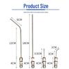 Stainless Steel Bent Needle Spray Head for Appliance and AC Cleaning