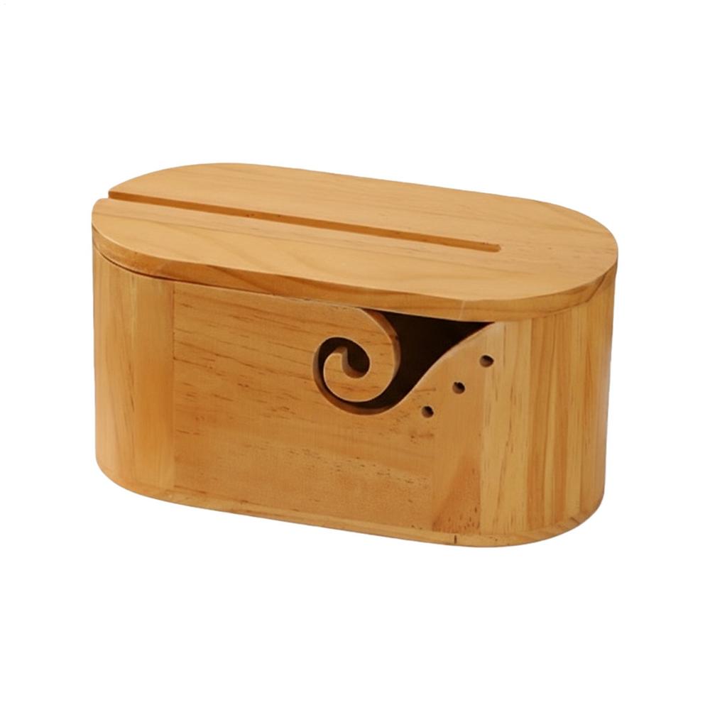 

Кружечные миски для вязания крючком Деревянная миска для хранения пряжи с крышкой Ручной держатель для ниток для квилтинга Вязания спицами Ткачества Вязания крючком