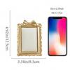 Elegant Vintage Picture Frame Resin Retro Style Victorian Photo Frame Ornate Details Exquisite Baroque Decor Frame