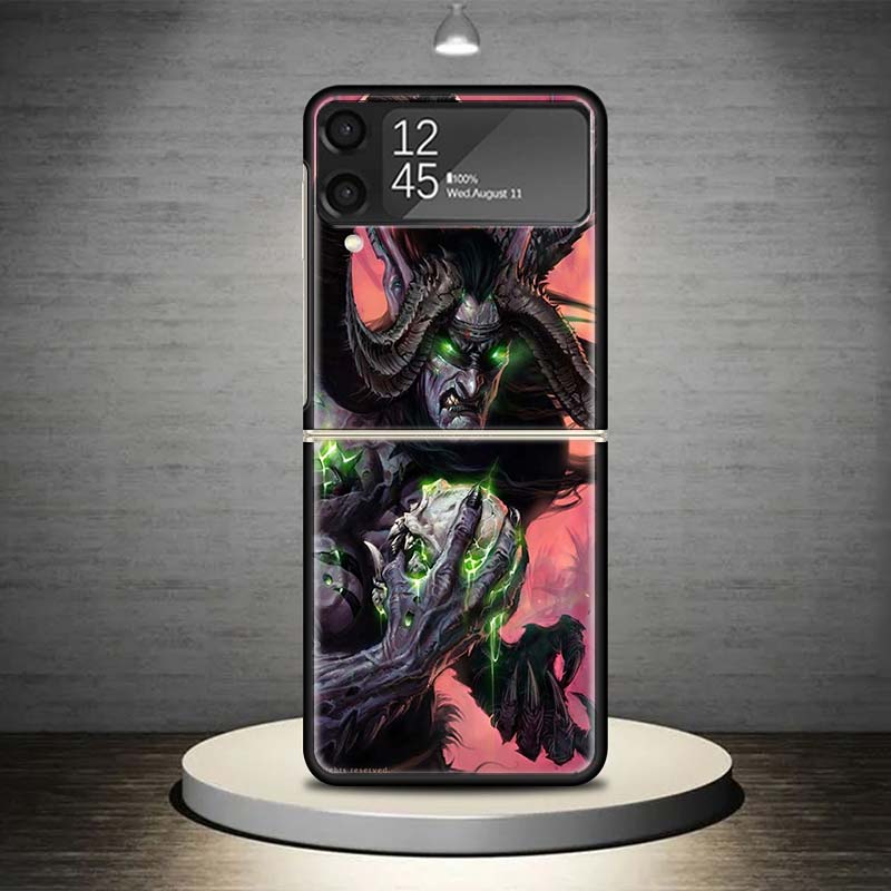 W-World Of W-Warcraft W-Wow Phone Case For Samsung Galaxy Z Flip 7 6 5 4 3 5G Cover ZFlip7 ZFlip6 ZFlip4 ZFlip5 ZFlip3 Coque Fun
