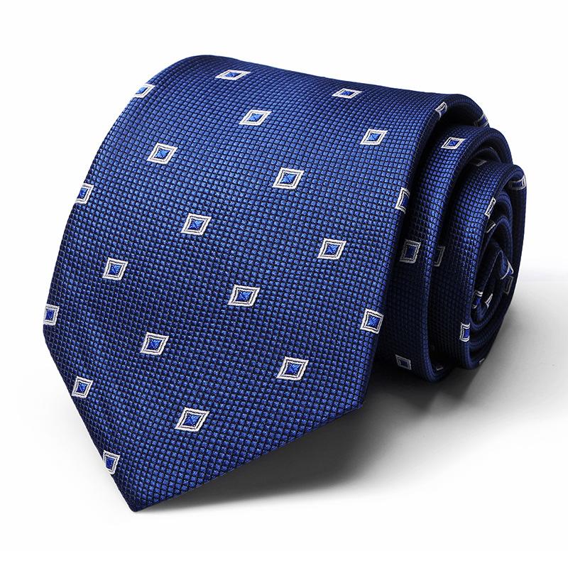 Tie Tie Polyester Silk Tie 8Cm Business Men'S Dress Wedding Studio Tie