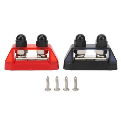 2 Stück Sammelschienenverbinder Klemmen Stromverteilerblock 48V M10 Marine Wohnmobil Auto Schaltungsmodifikation