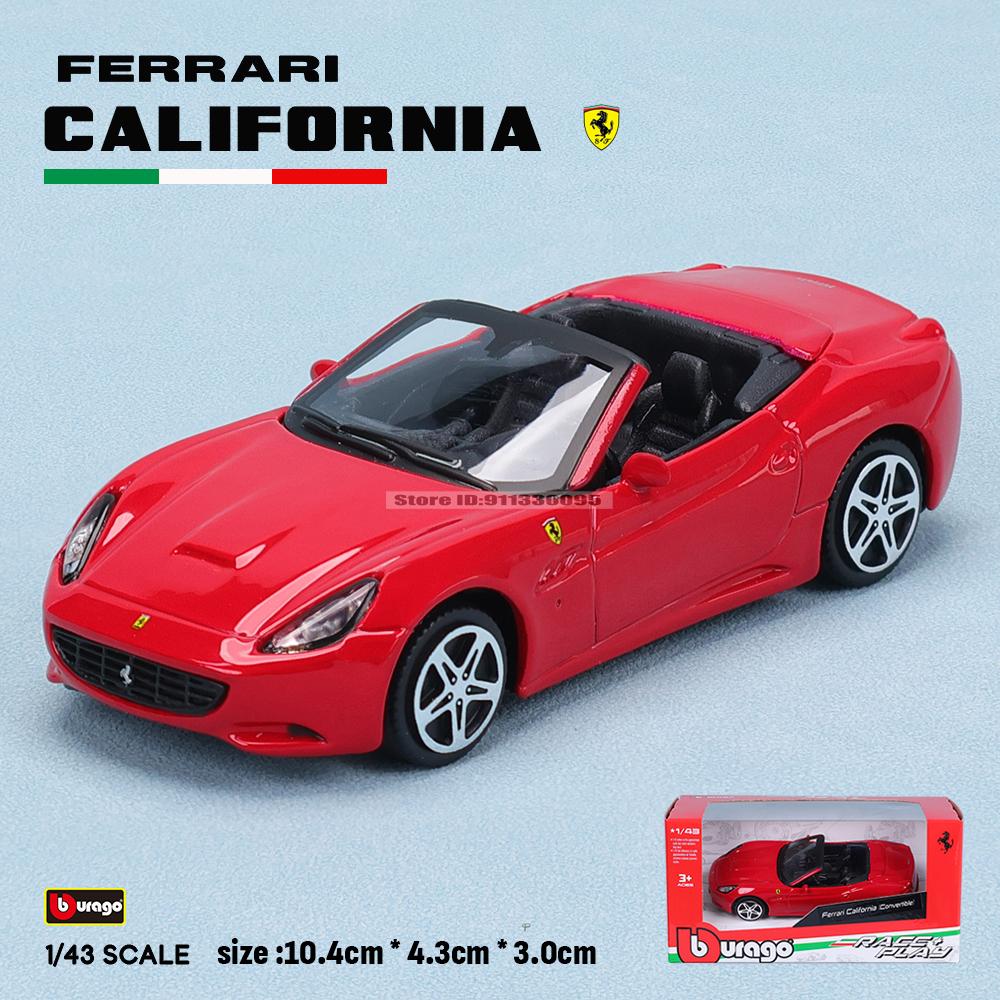 Bburago 1:43 Multiple styles Ferrari Purosangue sp2 488GTB 250GTO SF90 ROMA alloy luxury car die-casting car model toy gift