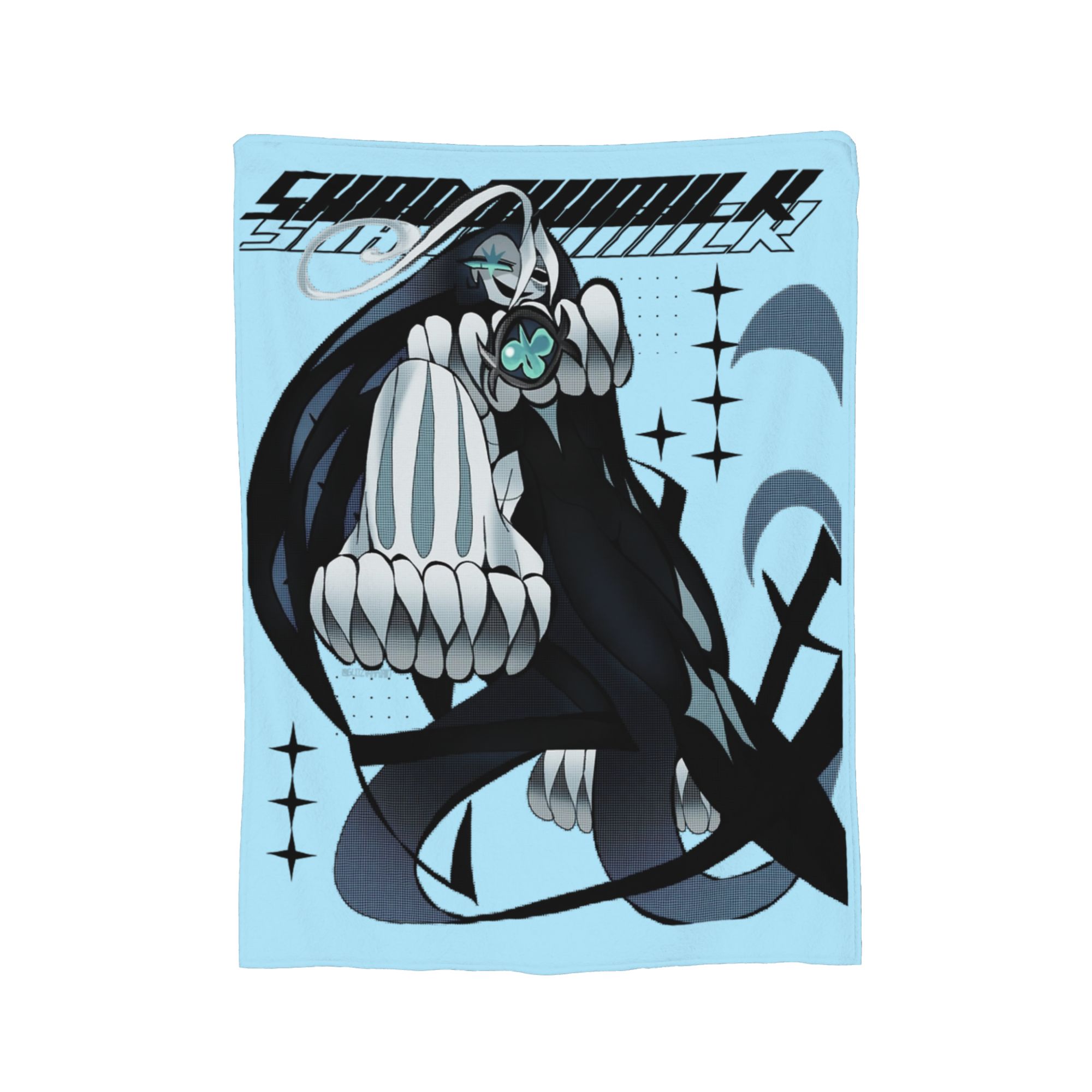 

Shadow Milk Cookie Run Kingdom Blankets Fleece Print Portable Super Soft Throw Blanket for Bed Travel Plush Thin Quilt 75x90cm