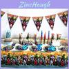Dragon Ball Z Theme Party Decor Supplies Tableware For Vibrant Birthday Celebrations